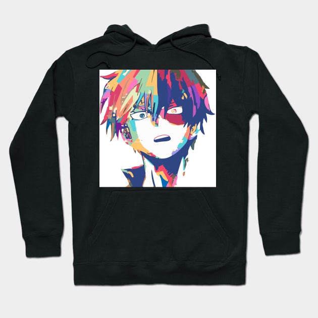 Shoto Todoroki Hoodie by BarnawiMT